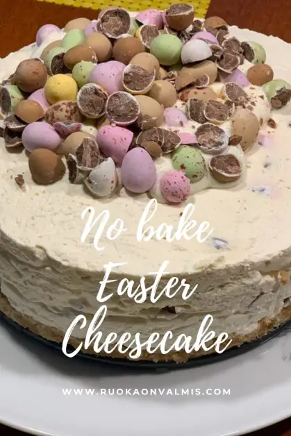 No bake Easter egg cheesecake 1 No bake easter cheesecake recipe