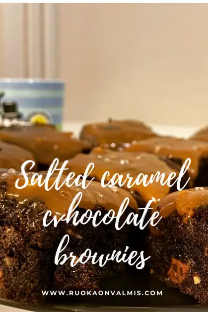 Salted caramel chocolate brownies recipe