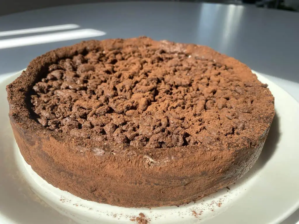 Chocolate crumb cake with Nutella 2 crumble cake post