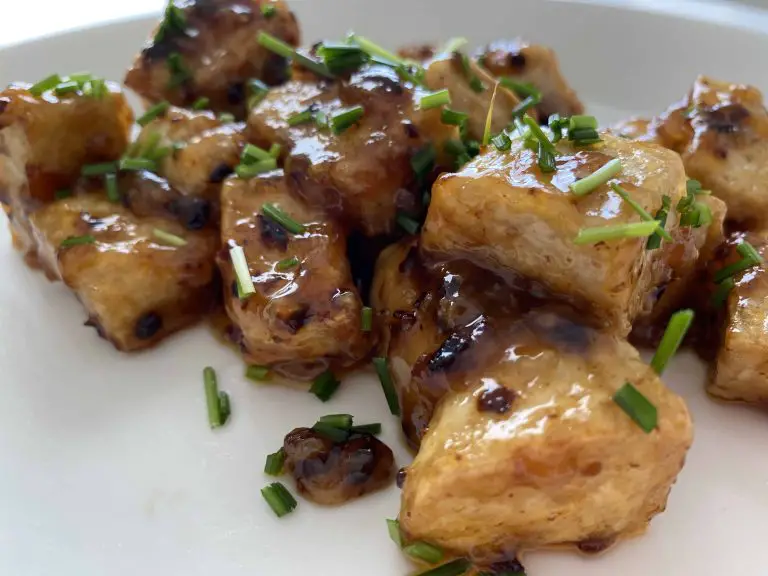 Spicy garlic tofu