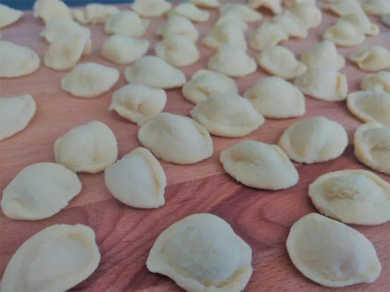 Homemade orecchiette