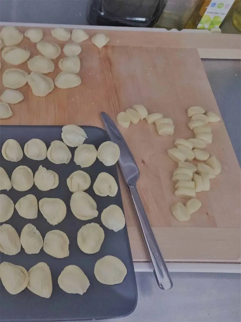 Homemade orecchiette 1 Authentic Italian orecchiette1