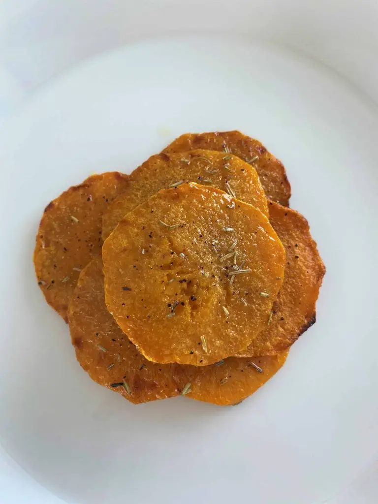 oven-roasted pumpkin slices - article