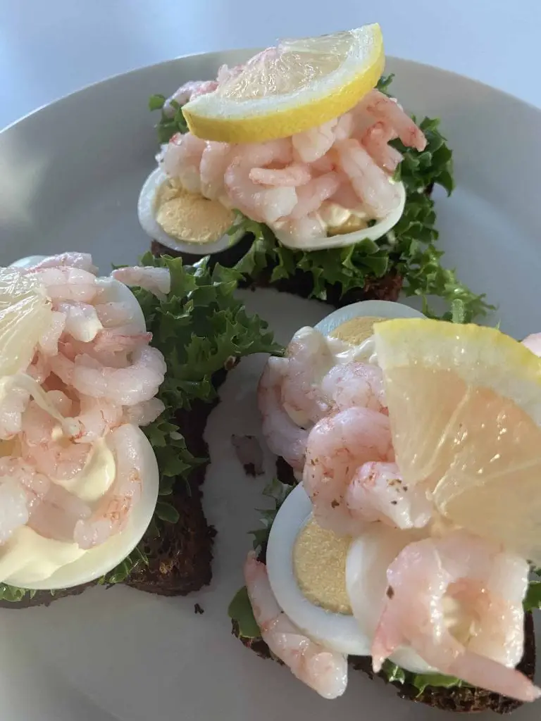 Swedish prawn toast