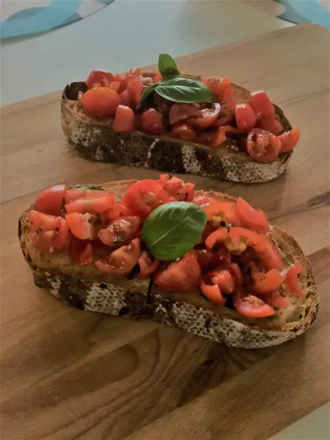 classic Italian bruschetta