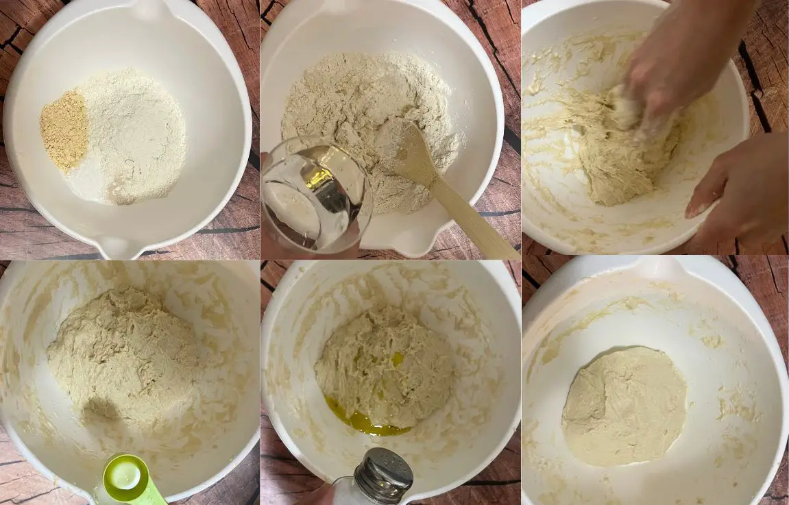 step to step instructions - how to make Pinsa Romana